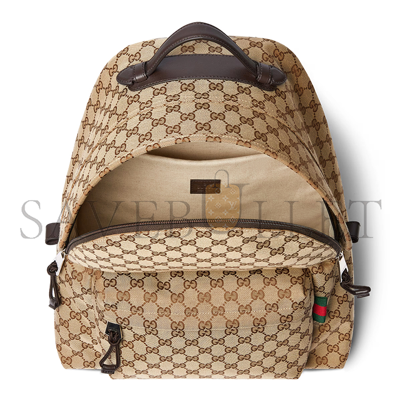 GUCCI MEDIUM GG BACKPACK WITH WEB 824624  (42*36*21cm)